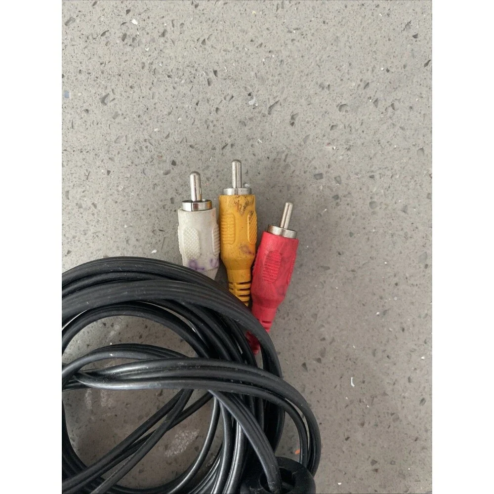 Sony Playstation AV Cable PS1 PS2 Official Audio Video A/V Composite OEM T46